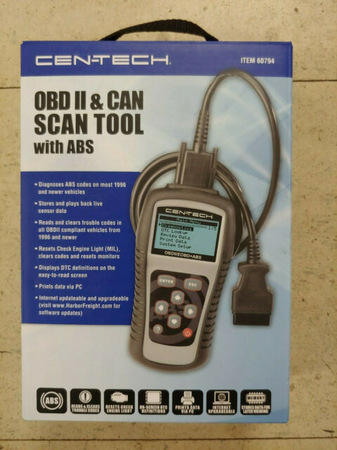 cen tech obd2 scanner update